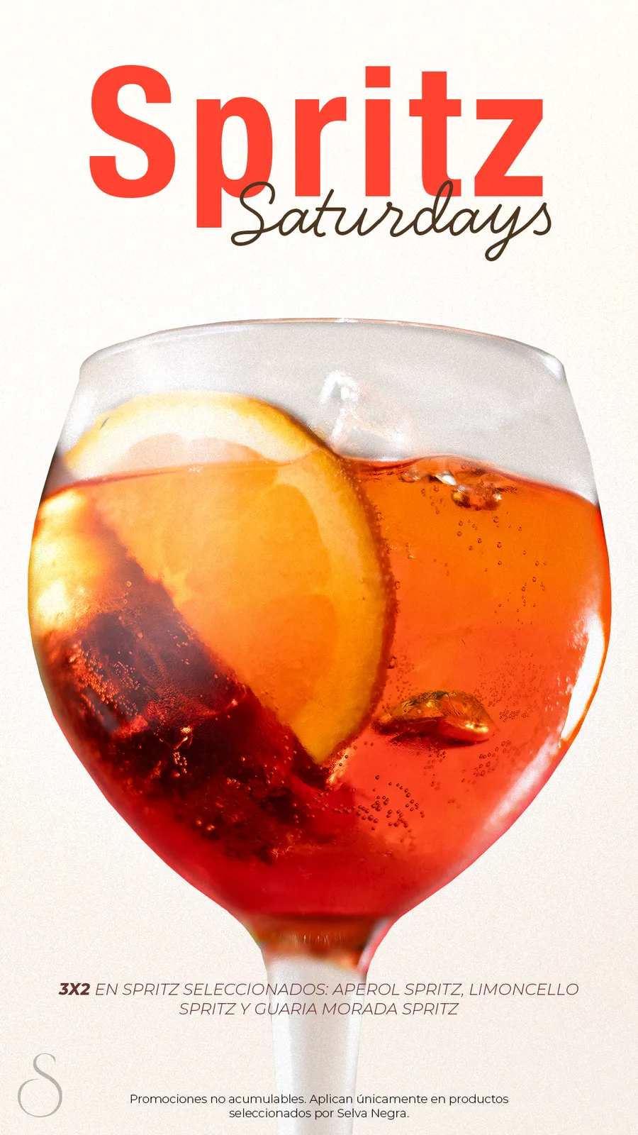Promoción Sábado — Spritz Saturdays en Selva Negra